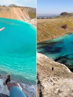 Instagrameri ignorujú karanténu a navštevujú krásnu azúrovú lagúnu. Polícia ju musela zafarbiť načierno 