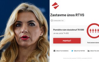 Internetová doména stvr.sk je obsadená. Používateľa presmeruje na petíciu proti zmenám v RTVS