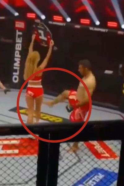 Íránský MMA zápasník napadl na turnaji cage girl. Vadilo mu, že byla příliš vyzývavě oblečená