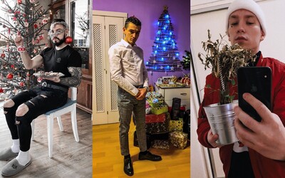 Jak čeští influenceři a rapeři oslavili letošní Vánoce?