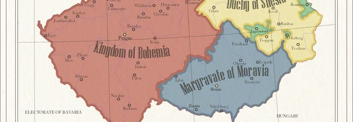 Jak se vyvíjely hranice Česka od roku 626 do současnosti? Video ukazuje rozpad a vznik území v průběhu let