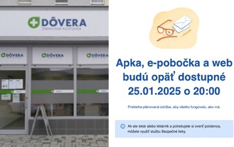 Jedna z najväčších poisťovní hlási veľkú odstávku. Klienti Dôvery sa celý deň nedostanú do aplikácie ani na webovú stránku