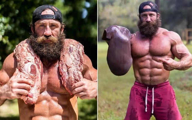Jedzte surové mäso, odporúčal influencer Liver King. V skutočnosti bral steroidy a zarábal milióny na naivite fanúšikov