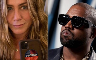 Jennifer Aniston vzkazuje fanouškům, že není vtipné hlasovat pro Kanyeho v prezidentských volbách