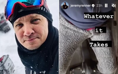 Jeremy Renner už cvičí na stroji. Takto vyzerá 3 mesiace po nehode