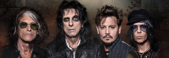 Johnny Depp dorazí do Česka. Kromě jeho kapely Hollywood Vampires přijedou i Deep Purple