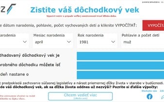 Kalkulačka: Vypočítaj si, kedy pôjdeš do dôchodku. Stačí zadať len niekoľko údajov