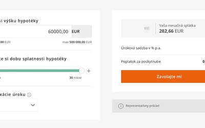 Kalkulačka: Zisti, akú mesačnú splátku budeš platiť, keď si zoberieš hypotéku