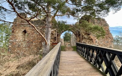 Kam na výlet: Zřícenina hradu Vrškamýk oplývá tajemnem a samotou