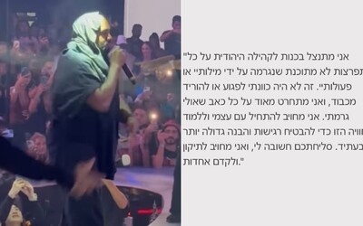 Kanye West sa na Instagrame po hebrejsky ospravedlnil židovskej komunite. Tá ho označila za „úbohého“