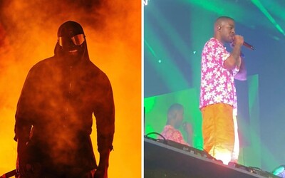 Kanye West sa objavil na pódiu festivalu Rolling Loud, hoci svoj koncert zrušil. Jeho náhradníka Kida Cudiho diváci vypískali