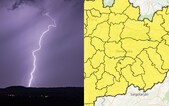 Každú chvíľu Slovensko zasiahnu silné búrky. Po celom Slovensku platia výstrahy (+ mapa)
