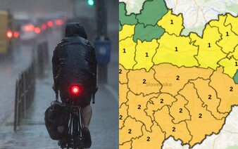Každú chvíľu na Slovensku udrú silné dažde. Slovákov potrápi aj extrémny vietor (+ mapa)