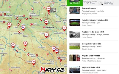 Kde je nejužší ulice nebo největší aquapark v Česku? Nově ti poradí česká mapová aplikace