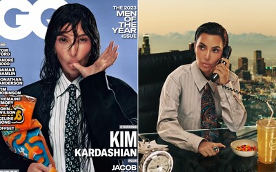 Kim Kardashian sa stala mužom roka. Na titulke prestížneho magazínu GQ pózuje v pánskom obleku