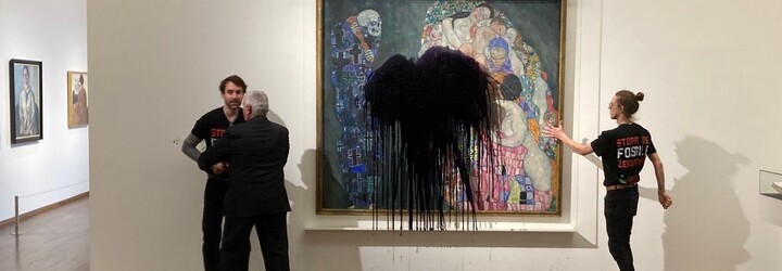 Klima útok na Klimta. Aktivisté polili olejem obraz ve vídeňském muzeu