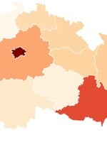 Kolik stojí pronájem bytu v krajích Česka? To ukazuje naše mapa