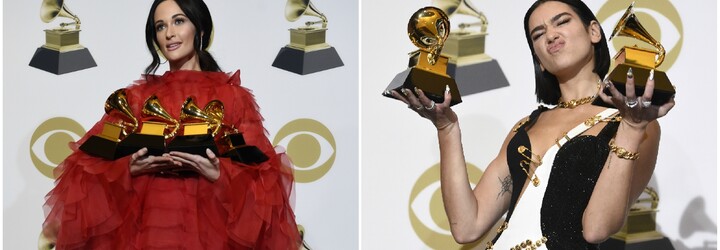 Krásna Dua Lipa v róbe od Versace či vyzývavá country hviezda. Outfity na tohtoročných Grammy Awards boli pestré   