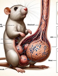 Krysa s obřím penisem. Chybně vygenerovaný AI obrázek se dostal do vědeckého časopisu