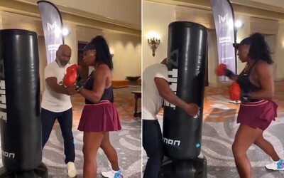 Legendární boxer Mike Tyson učí Serenu Williams boxovat. Uvidíme ji časem v ringu?