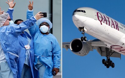 Letecká společnost Qatar Airways chce věnovat letenky 100 000 zdravotníkům