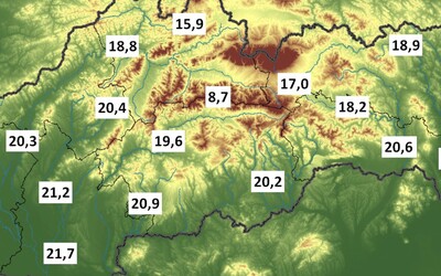 Letné teploty boli na Slovensku nadpriemerné s veľkým množstvom búrok