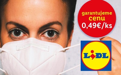 Lidl bude predávať FFP2 respirátory za 0,49 €. Spoločnosť tvrdí, že na nich nezarobí ani cent