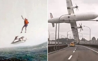 Lietadlo rozseklo taxík a muž odfotil svojho vraha. Toto sú najdesivejšie zábery z momentov pred smrťou