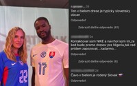 Ľuďom prekáža, že nové slovenské dresy oblieka černoch. Pod videom futbalového zväzu píšu rasistické komentáre