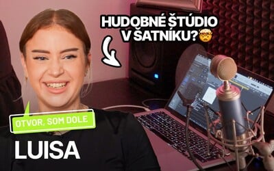 Luisa ukázala byt: V šatníku má štúdio a nad posteľou tarantulu (OTVOR, SOM DOLE)