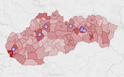 MAPA: 23 nových prípadov koronavírusu je rozlezených po celom Slovensku, najhoršie je na tom Bratislava