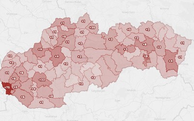 MAPA: Až tretina z rekordného počtu nových nakazených koronavírusom je z Bratislavy