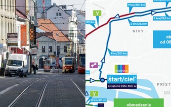 MAPA: Maratón v Bratislave si cez víkend vyžiada dopravné obmedzenia. Pozri si, kde budú uzávery a ako sa dostať do centra