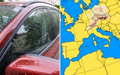 MAPA: Na Slovensko prichádza saharský prach, jedna časť obyvateľov sa nemusí trápiť umývaním áut