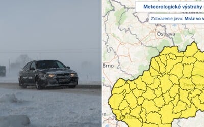 MAPA: Na Slovensko sa vracia mráz, už dnes očakávaj –5 °C v týchto okresoch