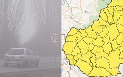 MAPA: Na celom Slovensku platia výstrahy. Meteorológovia varujú pred vetrom, poľadovicou či hmlou