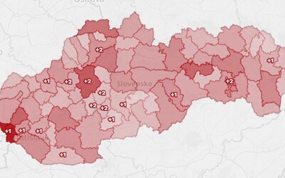 MAPA: Odtiaľto pochádza viac ako 20 nových nakazených koronavírusom na Slovensku