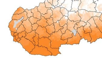 MAPA: Slovensko bude čoskoro zápasiť s extrémnymi teplotami. Vyšplhajú sa nad 40 stupňov Celzia
