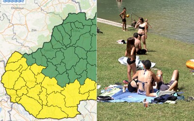 MAPA: Slovensko v utorok zasiahnu silné horúčavy. SHMÚ vydal výstrahy pred vysokými teplotami v týchto okresoch