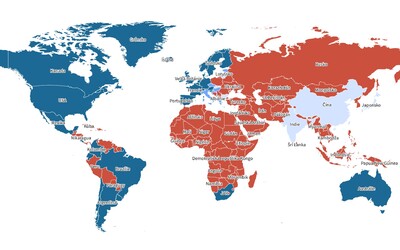 MAPA: Stejnopohlavní sňatky podle států světa. Legální jsou v 32 zemích