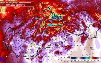 MAPA: Tieto okresy Slovenska budú o pár rokov trápiť tropické teploty. Vyšplhajú sa nad 40 stupňov Celzia