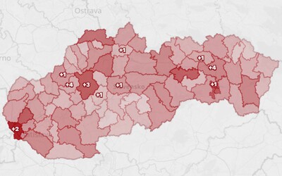 MAPA: Z týchto okresov pochádzajú noví nakazení Slováci s COVID-19, sú na východe, strede aj západe krajiny