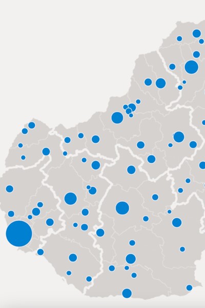 MAPA: Zo slovenských krajských miest najhoršie hospodári s peniazmi Bratislava. Pozri si, ako dopadlo tvoje mesto či obec