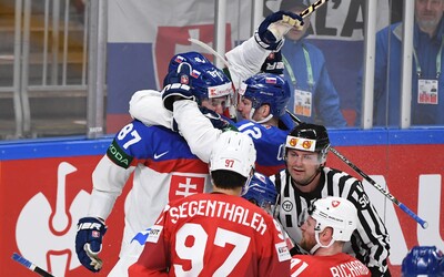 MS 2023 v hokeji: Slováci držali so Švajčiarmi krok takmer do konca. Bojovný výkon body nepriniesol