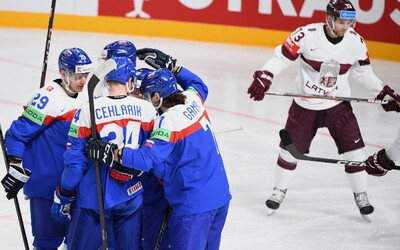 MS 2023 v hokeji: Slováci v ťažkom zápase porazili domáce Lotyšsko. Po prehre s Českom si tak pripísali prvé 3 body