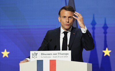 Macron nevylúčil poslanie vojakov na Ukrajinu. Rusko nemôže na Ukrajine vyhrať, tvrdí francúzsky prezident