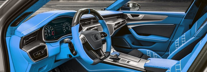 Mansory spravilo z Audi RS7 780-koňový magnet pohľadov s výstredným modrým interiérom
