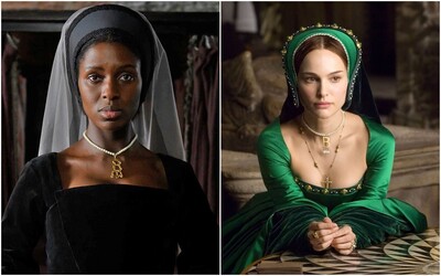 Manželku Jindřicha VIII. Tudora ztvární černošská herečka. V seriálu změnili barvu pleti historické osobnosti