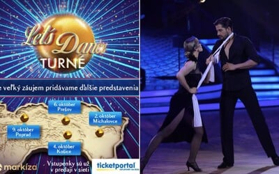 Markíza odhalila ďalšie zastávky Let’s Dance v regiónoch. S partiou pri VIP stole zaplatíš 800 €