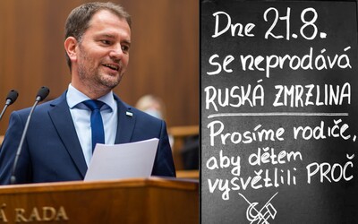 Matovič: August 1968 je symbolom zrady, za názor na nás prišli tankami. Dnes žiadna ruská zmrzlina, dodáva premiér